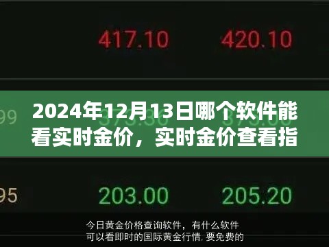 2024年12月13日實(shí)時金價查看指南，最佳軟件推薦