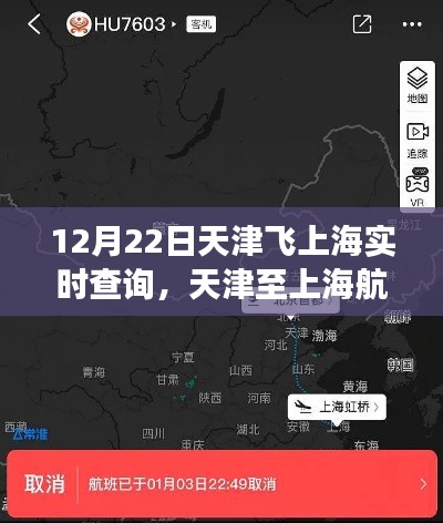 天津至上海航班實時查詢解析，以航班動態(tài)看天津飛往上海的行程安排（12月22日）