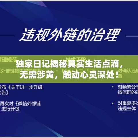 獨家日記揭秘真實生活點滴，無需涉黃，觸動心靈深處！