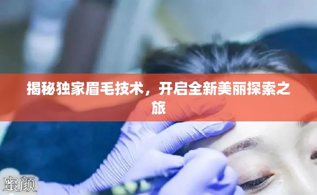 揭秘獨家眉毛技術(shù)，開啟全新美麗探索之旅