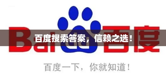百度搜索答案，信賴之選！